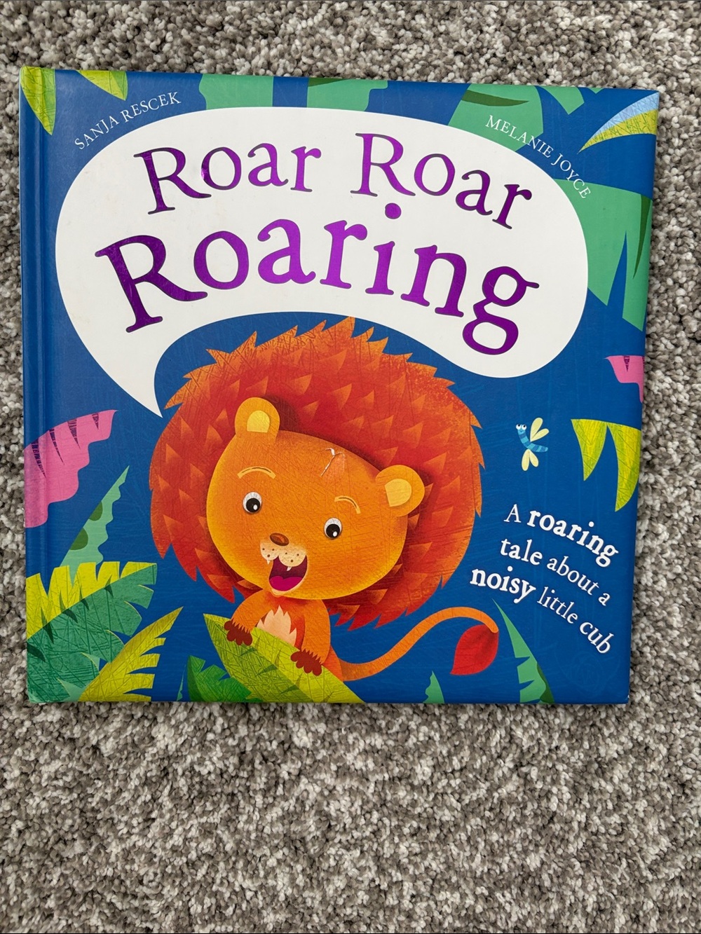 Roar Roar Roaring - Bright Orange Lion Picture Book for Kids